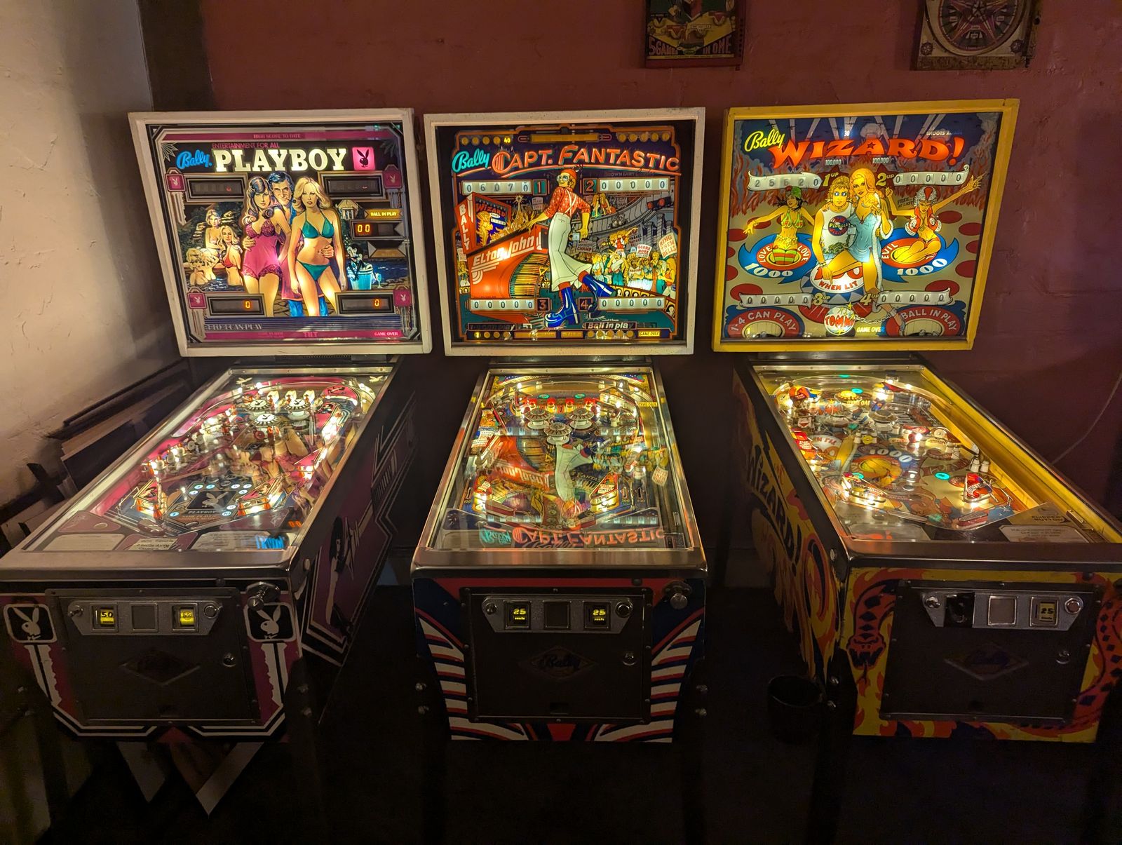 Classic Pinball Machine Interior
